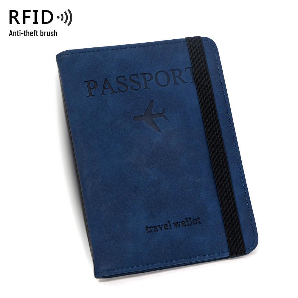Multifunctional RFID Passport & ID Card Holder - Anti-Theft, Anti-Demagnetization Travel Wallet & Storage Sleeve