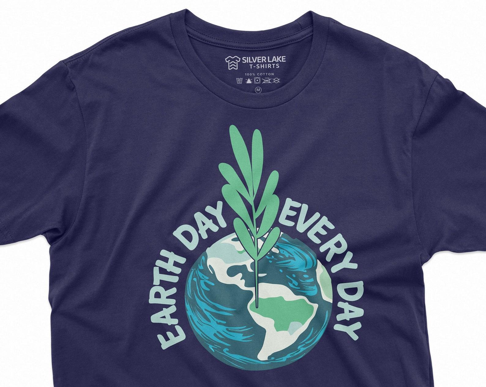 Earth Day T-shirt Earth day every day planet Earth celebration day tee shirt nature flora fauna Tee shirt S