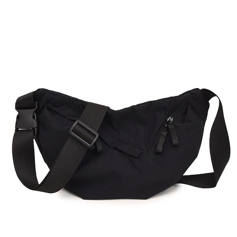 Retro casual dumpling bag new nylon fashion trend line portable shoulder messenger women's bag