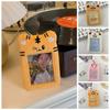 Korean Idol Plush Photocard Holder Cartoon Bus Card Holder Fluffy Animal Photocard Holder  School