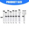 Pack of 8 Refill Able Empty Markers Precisions Smooth Writing and Inks Filling Ideal for Artists and Creative Projects