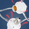 Adjustable E27 Base Light Socket Splitter Gooseneck LED Bulbs Holder Converter with Extension Hose 3 4 5 6 Way Adapter