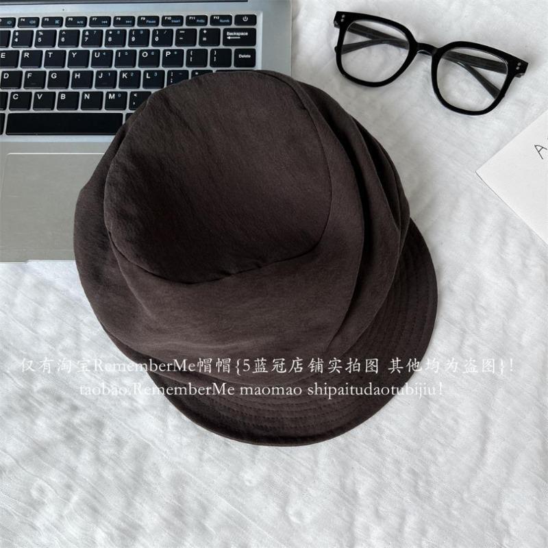 Japanese Yamamoto Style Thin Breathable Octagonal Hat Versatile Literary Painter Hat