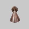 Brass Cone Shade Wall Sconce – Mid‑Century Modern Lamp Fixture