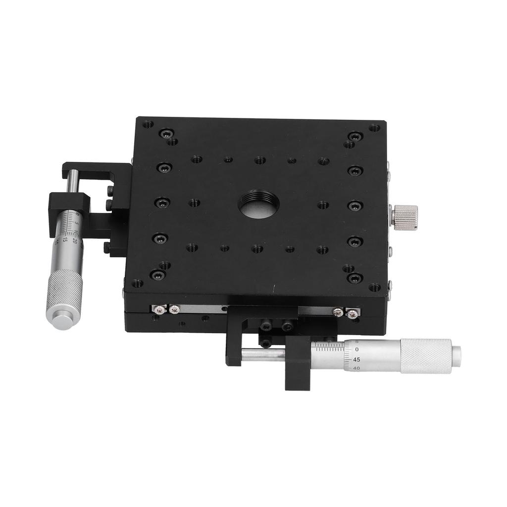 Translation Stage X Y Axes Sliding Table Micrometer Cross Roller Guide 100mmx100mm M2WGA100