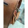 Leather Messenger Laptop Briefcase Satchel Bag (Brown Crazy Goat) Men's Vintage