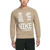 Nike Sweatshirts Men's Khaki Crew Neck Moderate Regular DQ4170-247