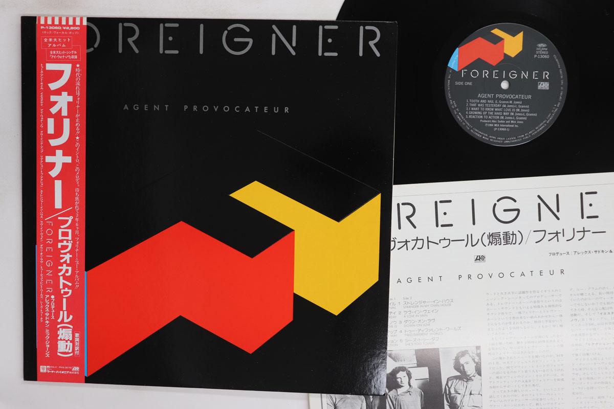 Виниловая пластинка FOREIGNER Agent Provocateur P13060 WARNER PIONEER 1985 Япония Obi Рок Б/у