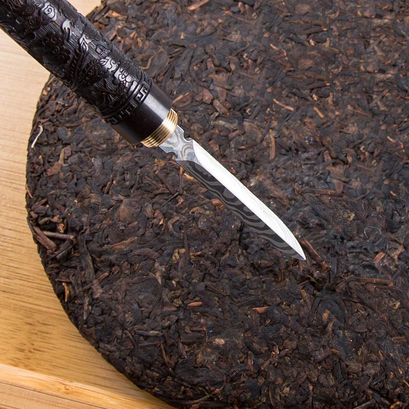 GIANXI Wooden Tea Knife Chinese Tea Ceremony Accessories Tea Brick Pu 'er Tea Tool Tea Needle Kung Fu Tea Set Conical Needle