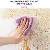 3D Linen Self-Adhesive White Wallpaper Moisture-Proof Waterproof Wall Decoration Living Room Bedroom Background Renovation Film
