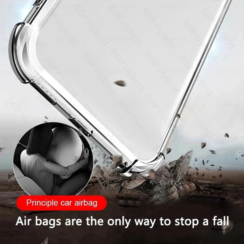 Redmy Note15Pro Transparent Case For Redmi Note 15 Pro+ Pro Plus 5G 4G Soft Silicone Airbags Shockproof Coque Note15Pro+ Note15