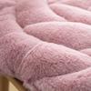 Plush Chair Pad Rose Flower Design Thickened Office Chair Cushion Anti-Slip Seat Pad for Home And Office Floor