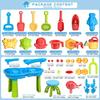 Kinder Strandtisch Wasserfall Spieltisch Wasserpark Wasserbecken Sandtisch Innen Außen Multifunktionales Strandspielzeug