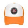 Umbrella Corporation Print Mesh Baseballkappen Unisex Hip Hop Verstellbare Snapback-Hüte Damen Herren Sommer Atmungsaktive Sonnenblenden Hüte
