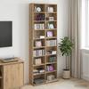 CD Rack Artisan Oak 65 x 23.5 x 175 cm Wood Material