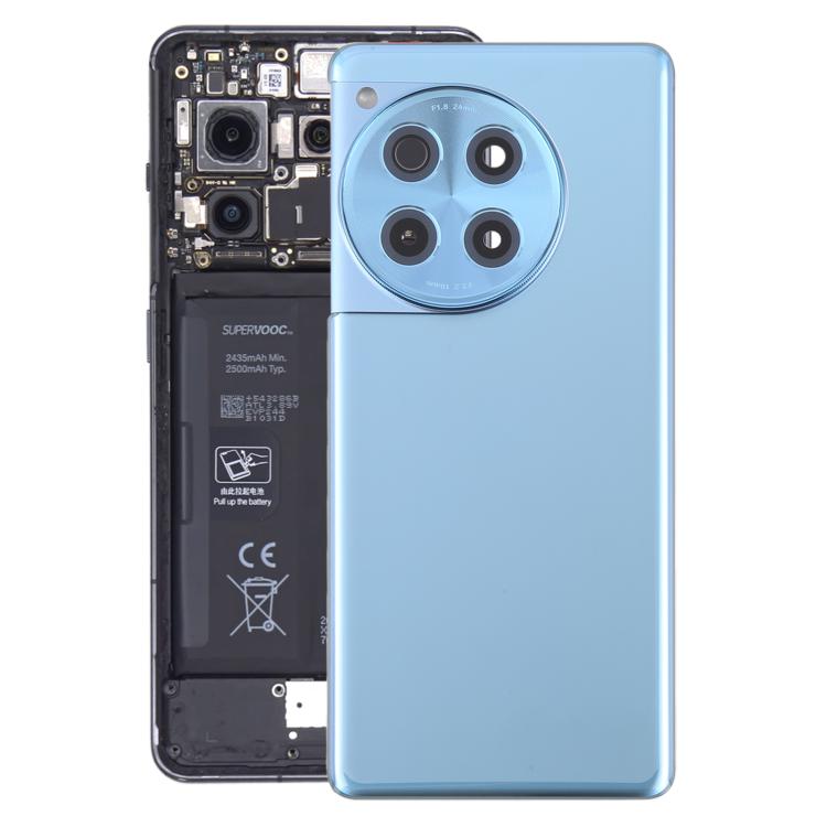 For OnePlus 12R Back Cover with Camera Lens Cover