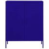 vidaXL Lagerschrank Marineblau 80x35x101,5 Cm Stahl