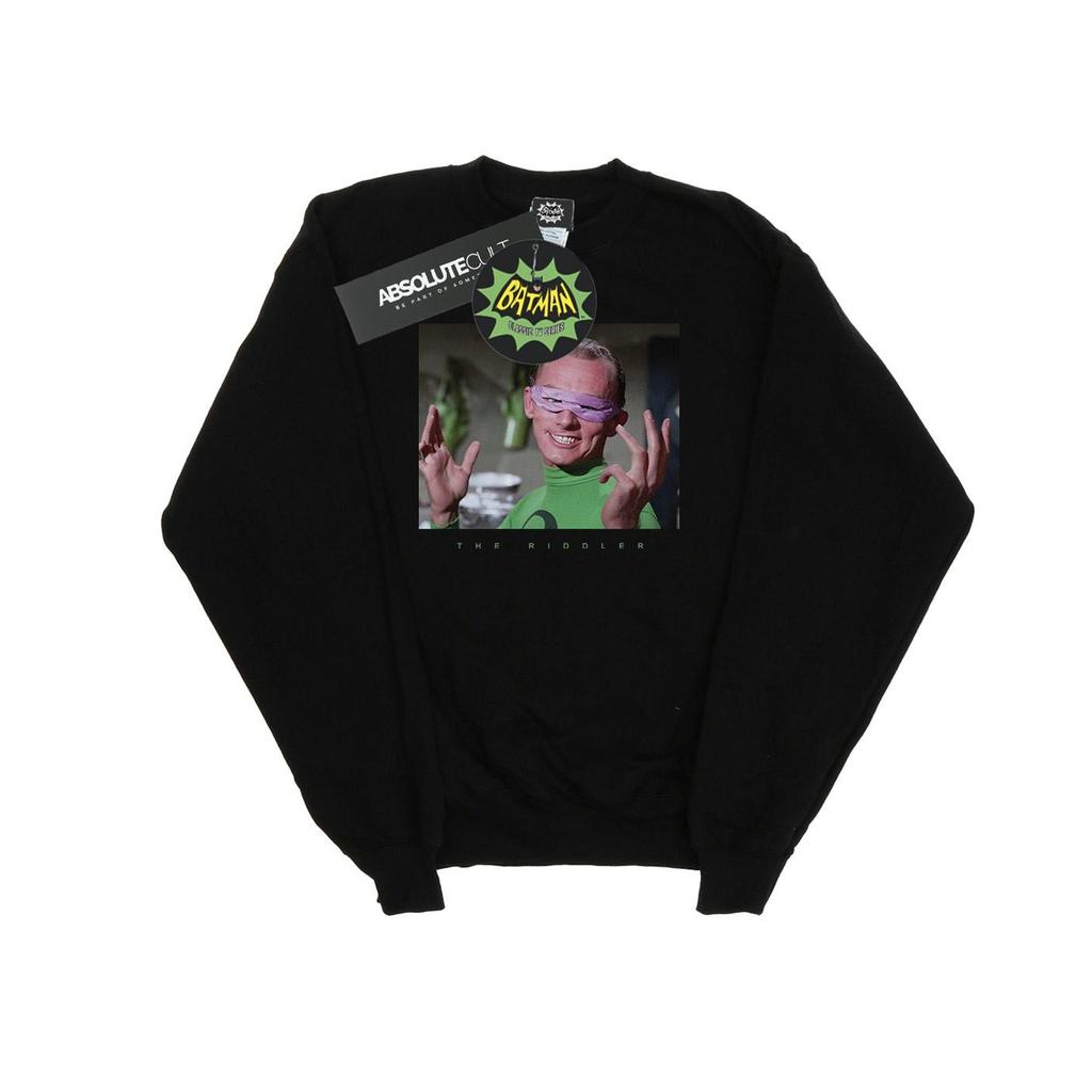 DC Comics Womens/Ladies Batman TV Series The Riddler Photgraph Sweatshirt