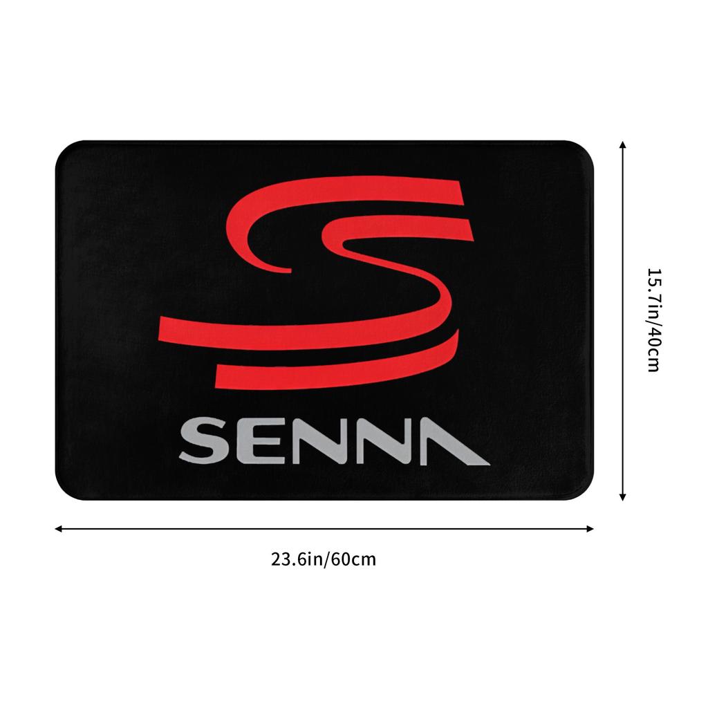 Racing Ayrton Senna Door Floor Bath Kitchen Mat Anti-Slip Outdoor  Doormat Living Room Entrance Rug Carpet Footpad
