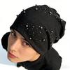 Breathable Skull Cap Slouch Stretchy Pullvoer Hat for Everyday Fashion and Muslims Women Daily Wear Comfortable Headwear