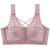 Women Front Closure Thin Cup Bra For Wedding Bride Plus Size Support Large Bust