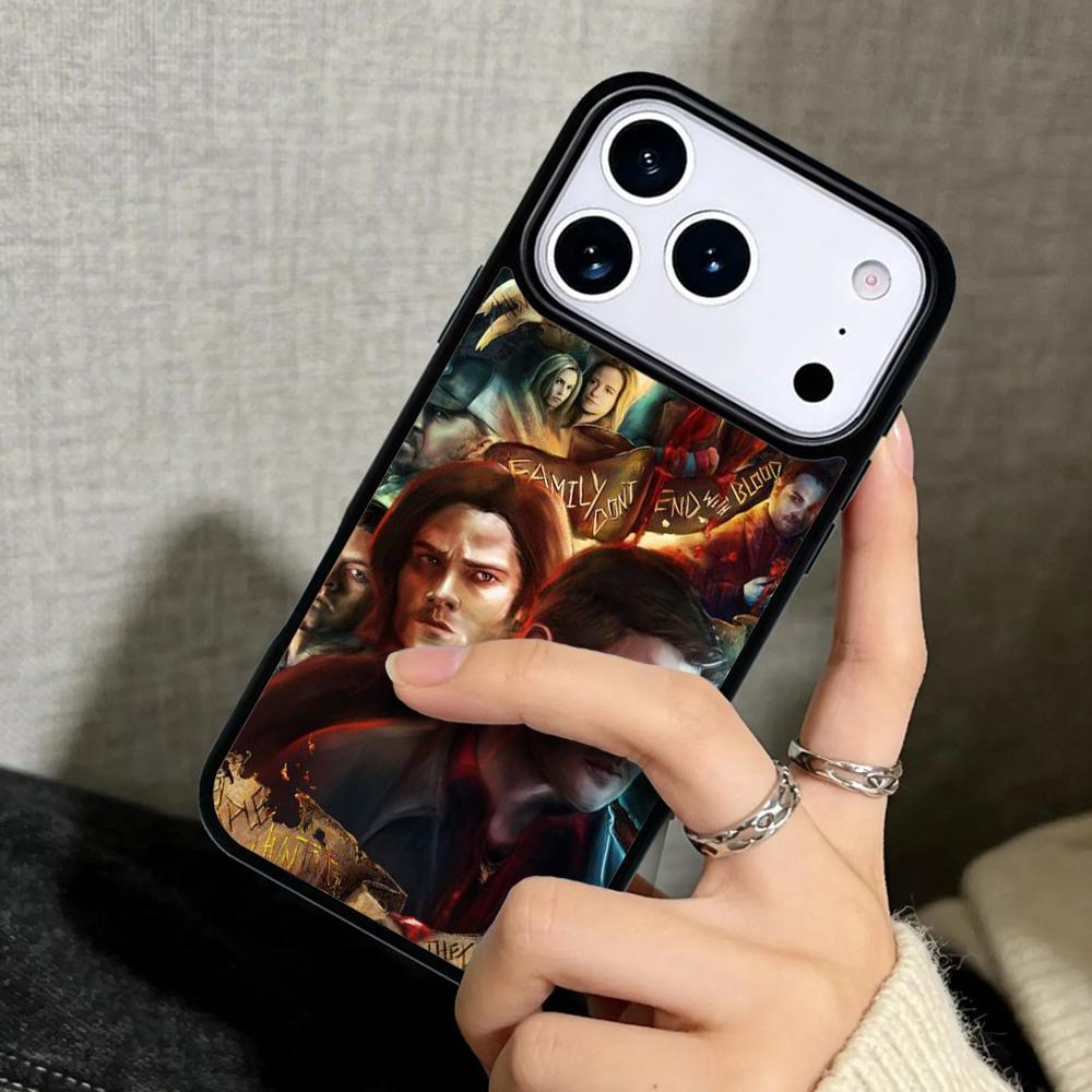 Capa Case for iPhone 17 Air 16 Pro Max 15 Plus 11 13 Mini 14 12 Back Phone Cover Supernatural TV Show