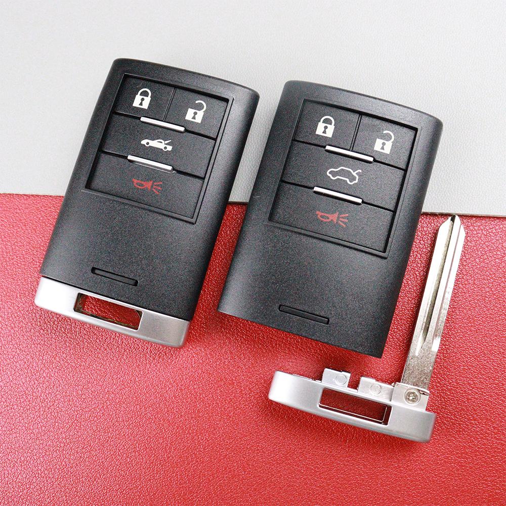 3 4 5 Buttons Car Key Fob Shell Case Housing for Chevrolet Holden GM Captiva 2014-2018 Corvette