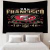 Vintage 49ers Football Quick-Dry Tapestry Hanging for Bedroom,Livingroom, Playroom,Decor Art Room Wall Tapestry Holiday and Birthday Gifts