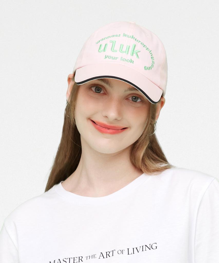 ULUK Twin U Look Embroidered Cotton Ball Cap 2 Colors