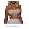 Fashion Bikini Chains Beach Body Chains Bra Beaded Chest Chain Body Accessories Jewelry for Raves Party Beach Clubwear