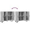 Sideboard Concrete Grey 90 x 34 x 80 cm Engineered Wood