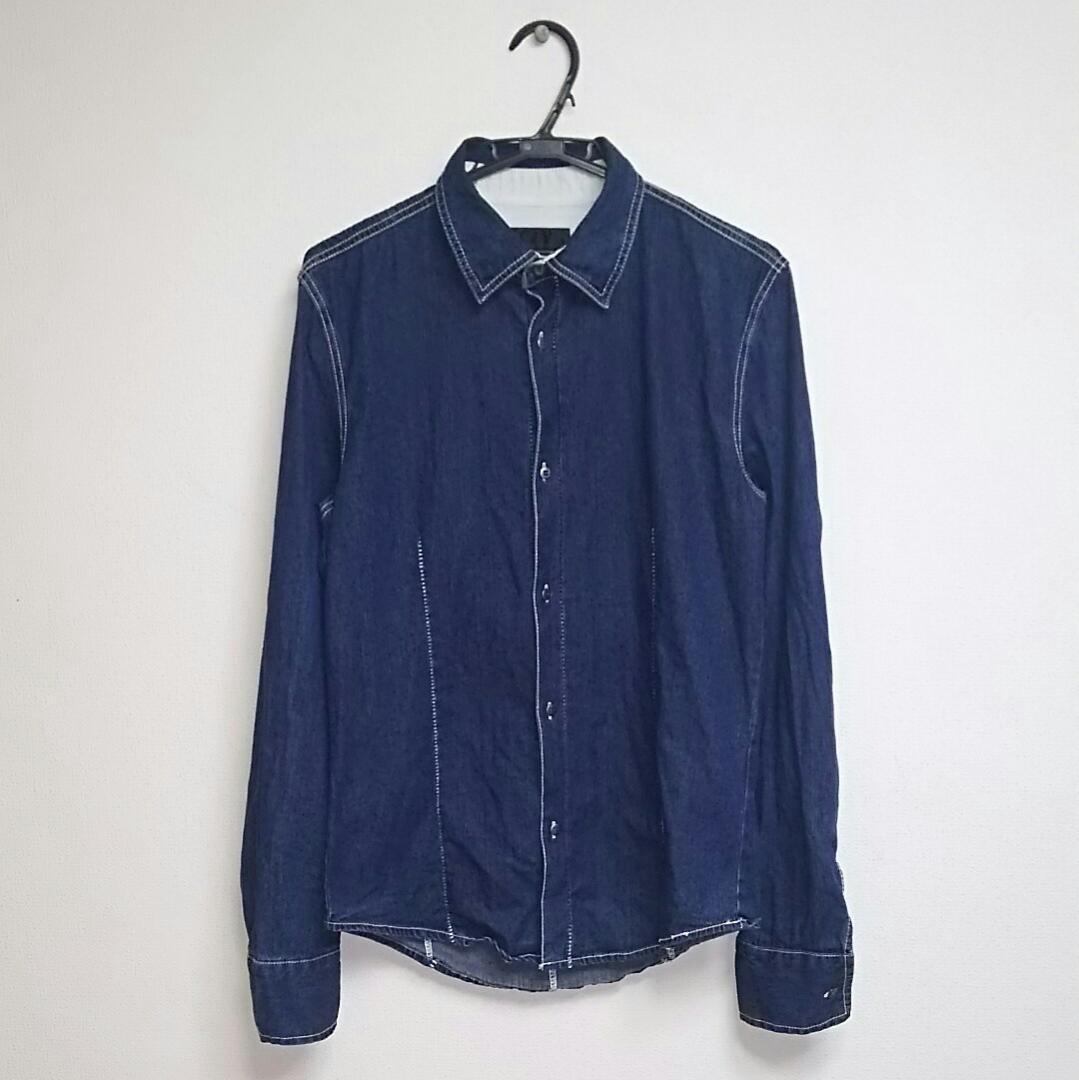 

[Б/У] Рубашка из денима Murder License для Y2K, Achieve, Host и K-Pop фанатов