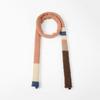 Womens Knitted Stripe Colorblock Scarf Winter Warm Long Neck Wrap Fashion Accessory