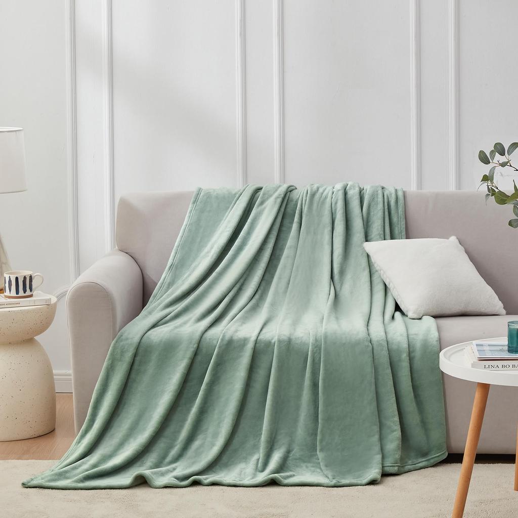 Hansleep Winter Soft To the Suitable for All Seasons Cardamom Blanket, Single, Blanket, 140x200cm, Microfiber, Touch, Flannel, Washable, Antistatic,