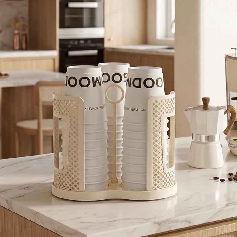 Rotating Cup Holder & Dispenser for Home Office