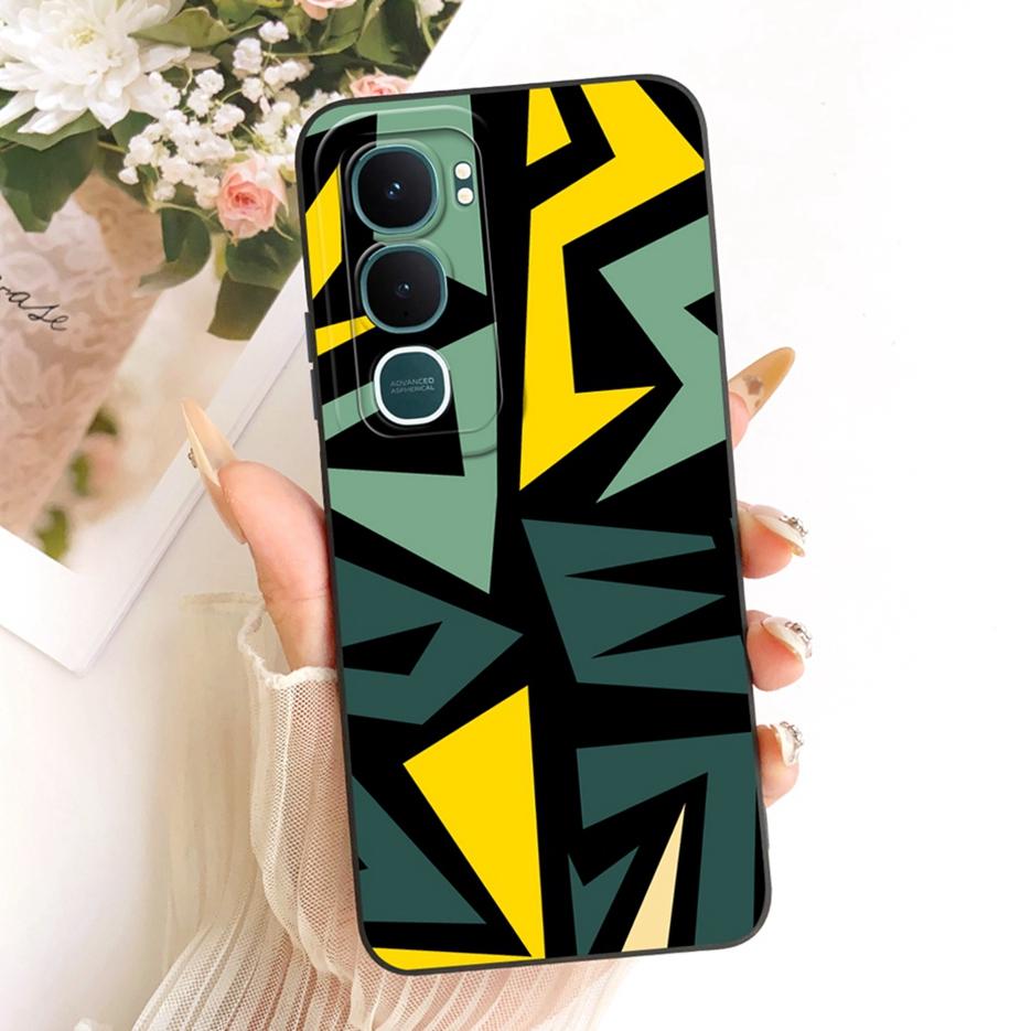 For Vivo Y31 5G Case V2521 Stylish Art Painted Cover Shockproof Soft TPU Phone Case For Vivo Y21d Y 21d VivoY31 5G Fundas Bumper