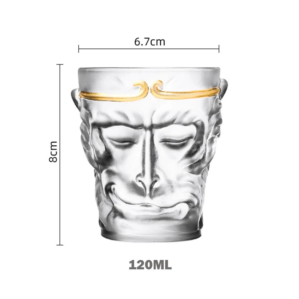 

Стеклянная чайная чашка Great Sage The Monkey King Cup, бессвинцовая чашка Master, 120 мл, специальная чашка, чайный сервиз кунг-фу, стеклянная чашка 120ml