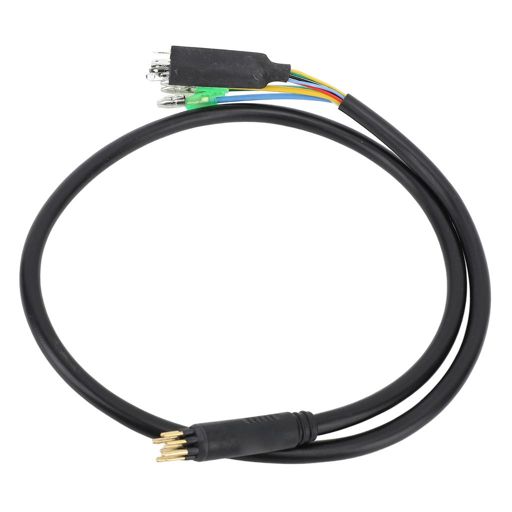 Electric Bike Motor Extension Cable M6 Male 9 Pin Waterproof Extension Cable for Front Rear Hub Motor Conversion Kit 66cm