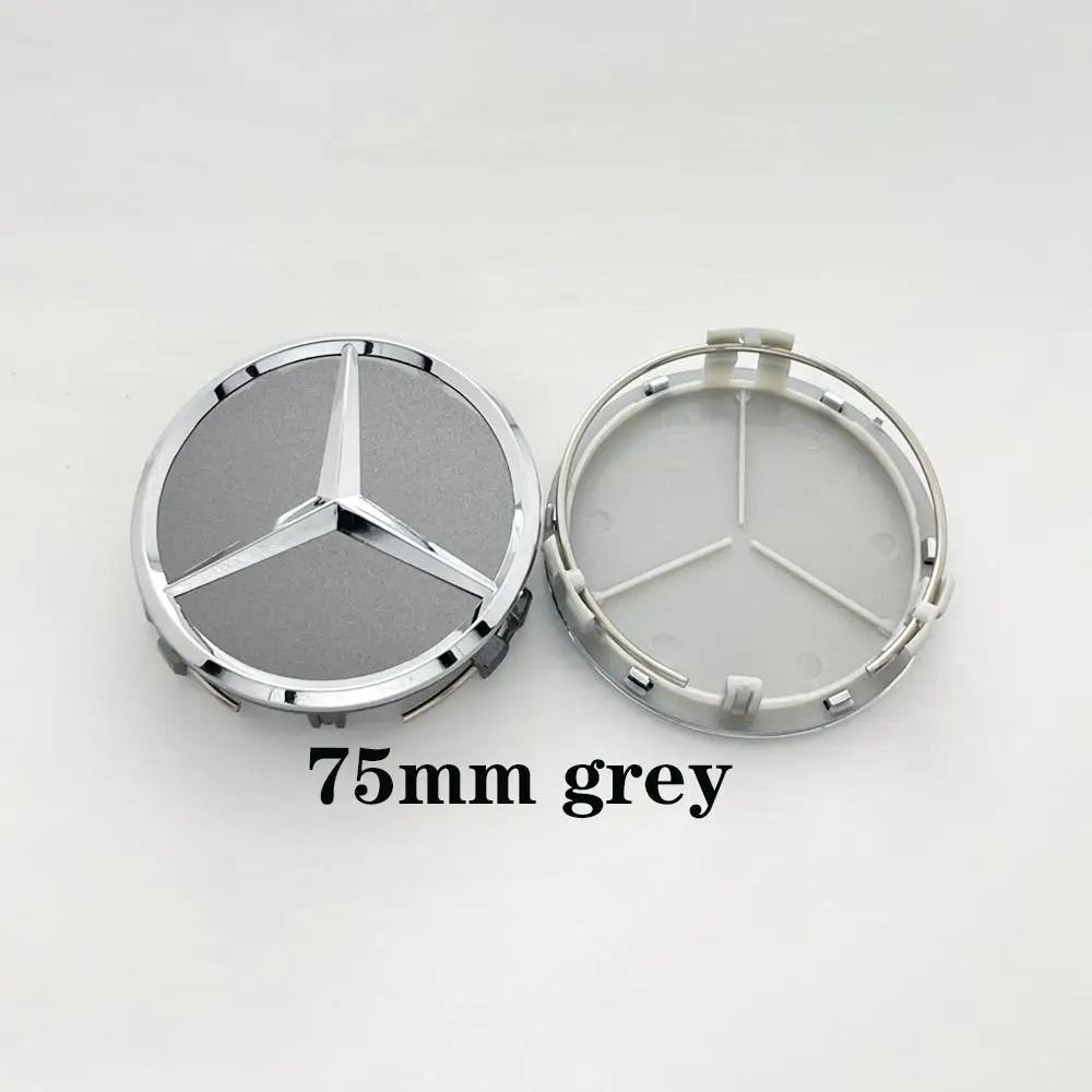For Mercedes Benz 1Pc 75mm Car Wheel Center Caps For Mercedes Benz W203 W204 W205 W212 W213 W222 W223 X253 W176 W177  C118 W166
