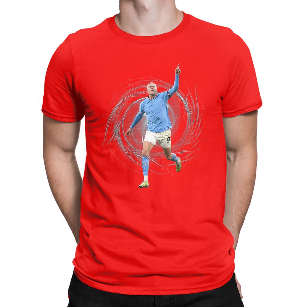 Unisexs Unisexs Haalands T Shirt Cotton Graphic Printed Tee Shirts Football Clothing Outfits