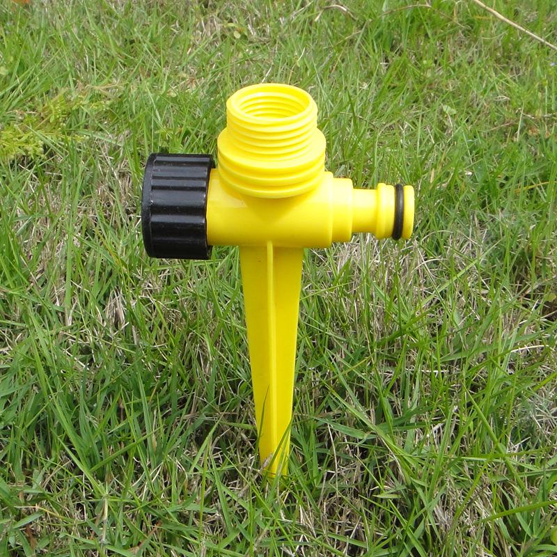 4-Point Internal Thread Plastic Sprinkler Nozzle Ground Plug for Gardening