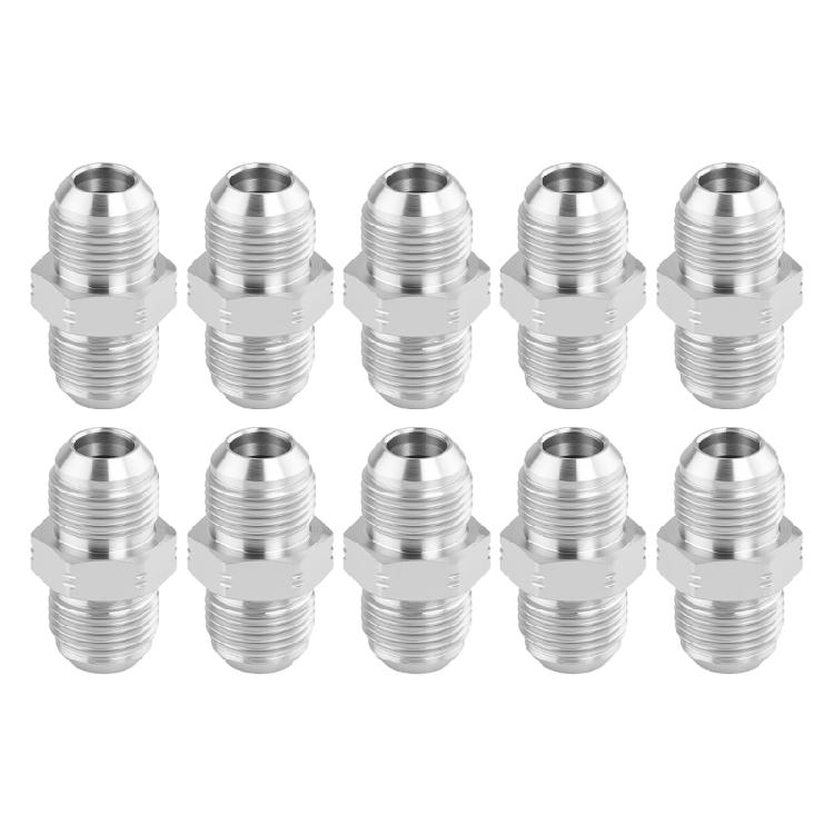 

10pack Precisions Engineered Stainless Steel Pipes Adapters With Protective Cap For Thread Preservations 1