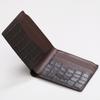 Matt Crocodile Cowhide Men'S Combination Wallet Dark Brown
