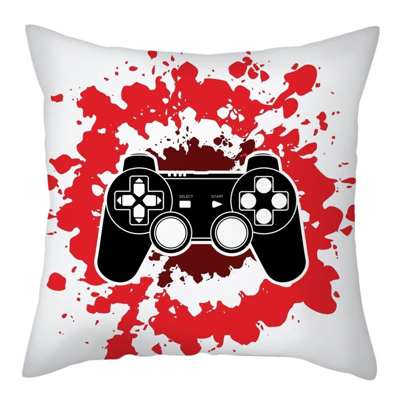Gift for Boy Gamer Print Pillowcase Bedroom Decorative Polyester Cushion Cover  Pillows Decor Home Linen Pillow Case
