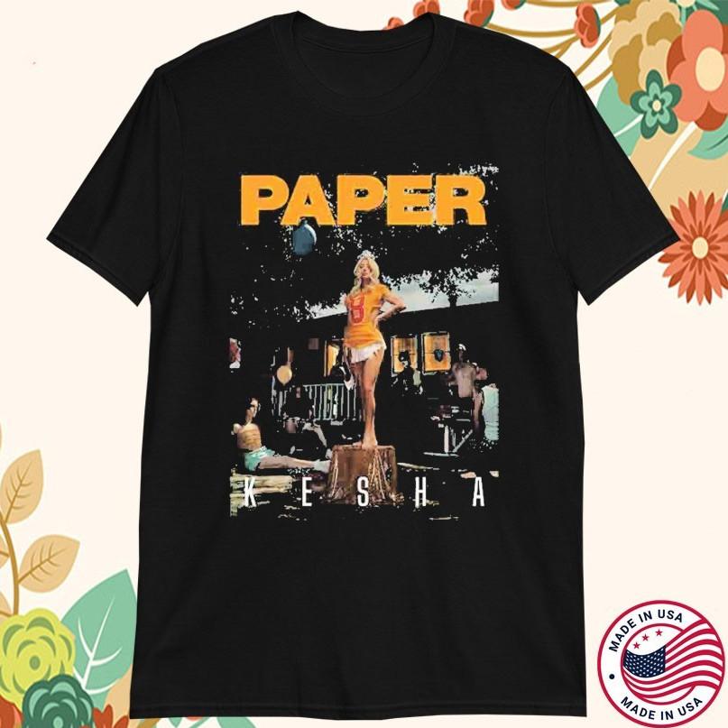 

Kesha On Paper Magazine Cover 2025 T-shirt size S-4XL XL