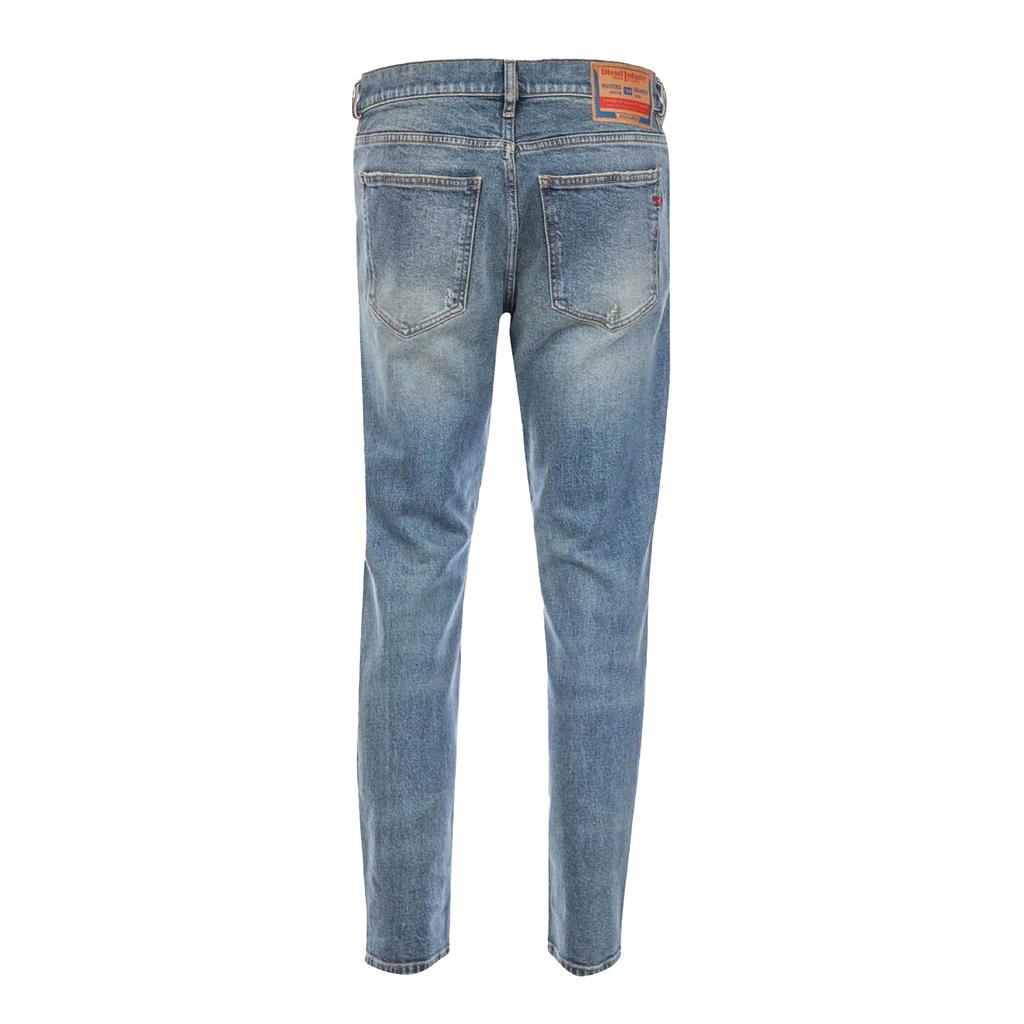 Diesel Herren 2019 D-Strukt Lederabzeichen Slim Jeans