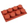 New 6 Cavity Cylinder Silicone Cake Mold For Cookies Making 3D Handmade Kitchen Reuse Baking Tools Decorating Mousse Mould