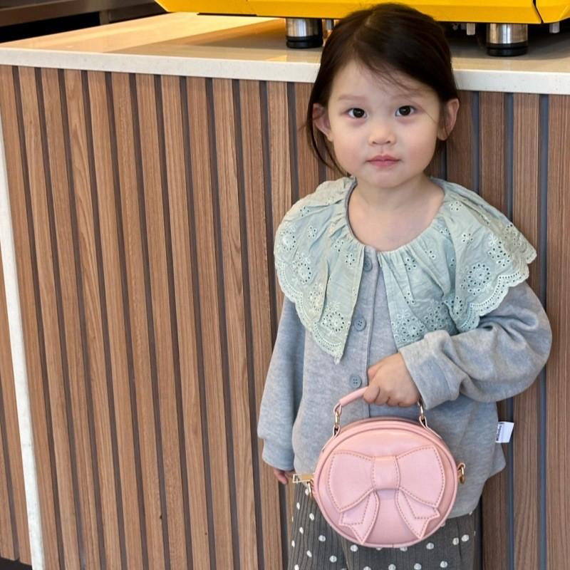 Pu Mini Adorable Bag For Kids With Lovely Bowknot Design Perfect For Outings Daily