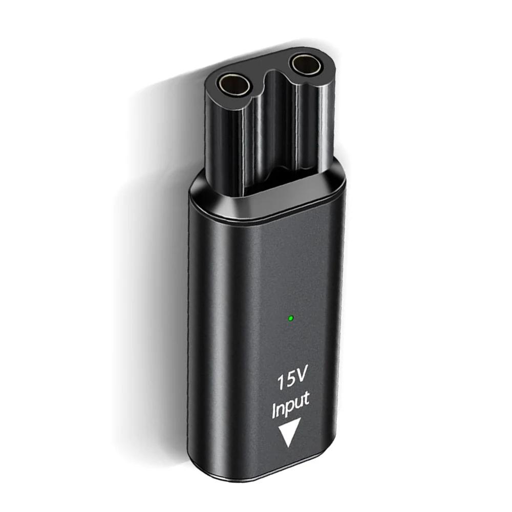 

Адаптер для бритвы 15 В HQ8505 Type-C, конвертер для зарядки для Philips Norelco One Blade Pro QP6520 QP6530 QP6510, триммер для бороды чёрный