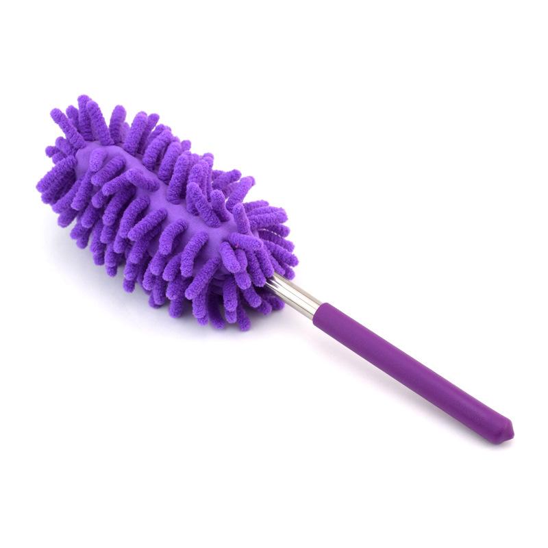 

Cleanning Brush Home Car Cleaner Air-conditioner Furniture Shutter Telescopic Washing Tool Scrub Dust Remover Dusters фиолетовый